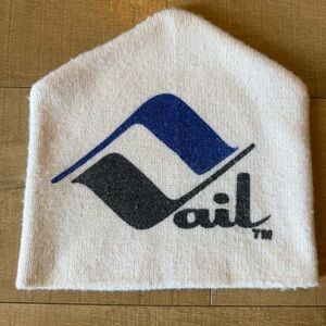 Vintage Vail Colorado Beanie Toboggan Hat Knit Winter Orlon Acrylic Souvenir OS